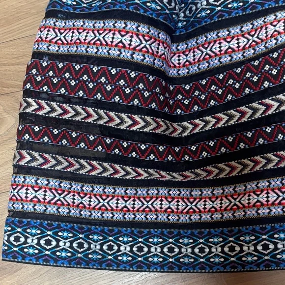 Bebe Fable Stripe Fit and Flare Mini Dress size 8 - Picture 11 of 12